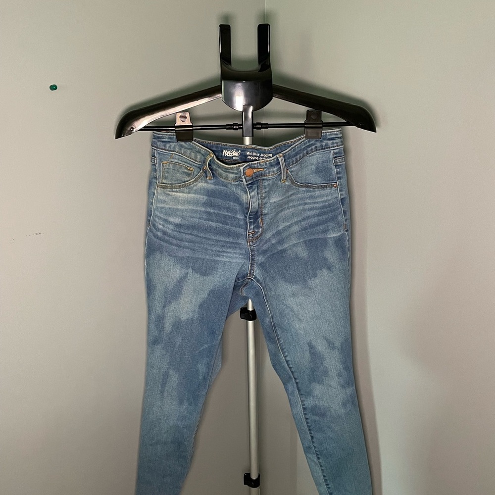 Mossimo Supply Co. Light Blue Skinny Mid Rise Jegging Jeans